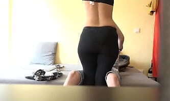 38 years old teacher bangs her 20 years young student after a horny lesson