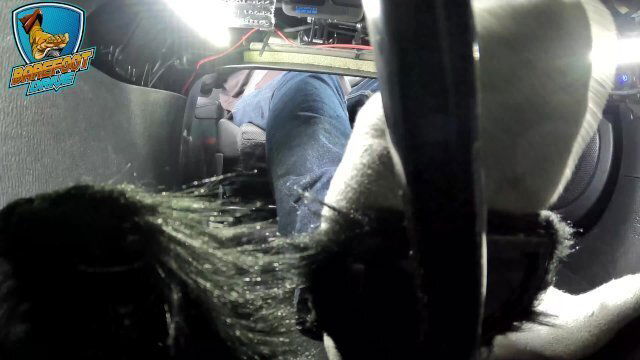 Driving socks back pedal view