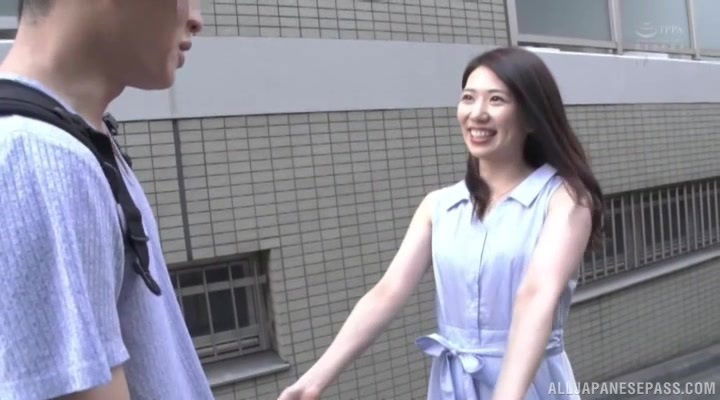 Foxy model Yamagishi enjoys getting fucked stranger