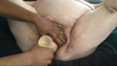 Hairy Granny squirting