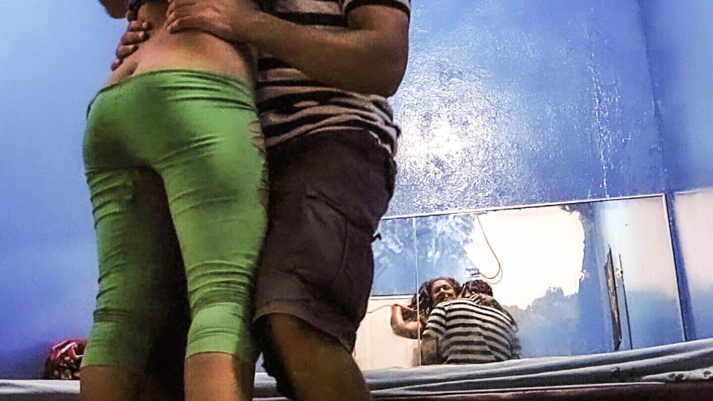 Latina whore checks mirror good fuck