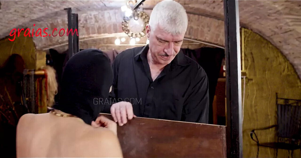 Experienced MILF Slave Kept Stocks