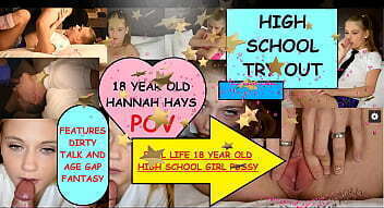 Real life 18 year old student Hannah Hays sucks and fucks dirty old man