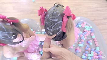 Lesbians decided please their MASTER