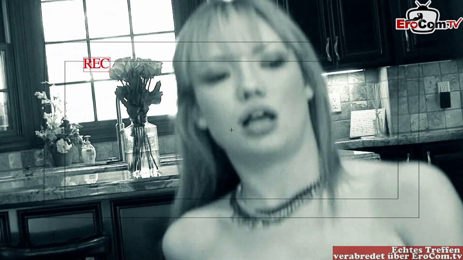 Blonde slut with natural tits and a big ass during anal sex