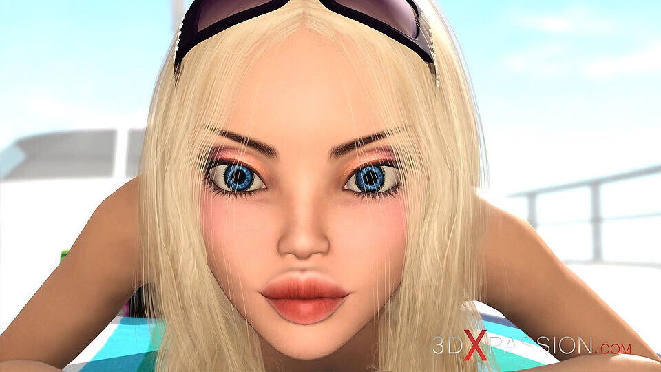 sexy blonde with dickgirl island