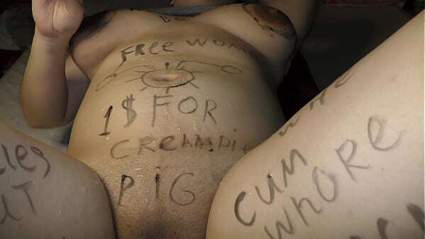 Slutty teen girl wanna pregnant random cumshot gangbang! Roleplay! Milky Mari