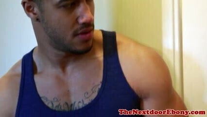 Ebony jock sixtynines white meat