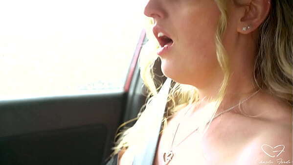 Road Charlie gets brink cumming while driving