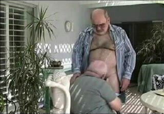 Two Older Bears Sucking Each Other Off