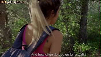 Pickedup Spanish babe outdoor riding stiff cock in cowgirl