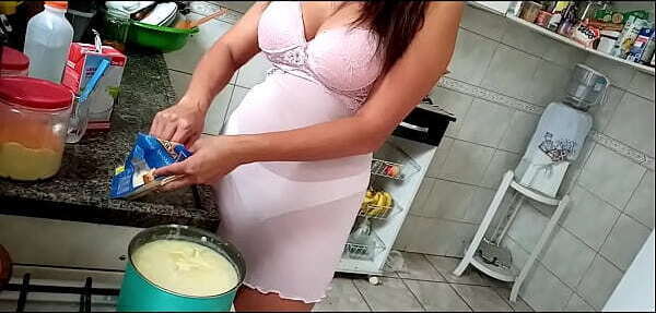 Sarah Rosa Cozinha Sexy Mingau Fub&aacute_ Queijo