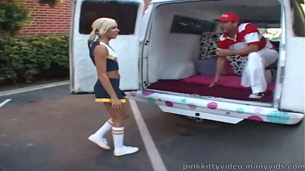 Kacey Jordan Bangs Mouth With Cream Before