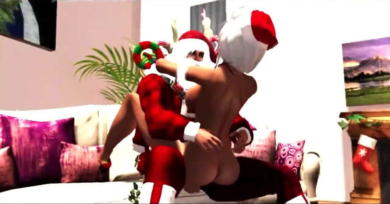 Second Life - Santa Picks Up a Stripper! Part 1