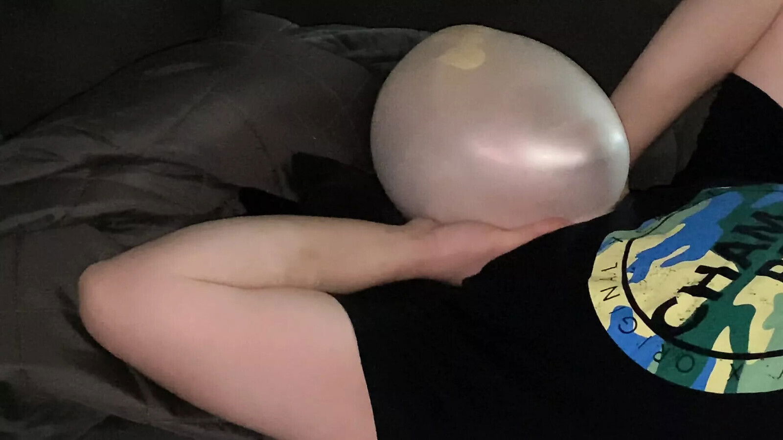 third Breathplay. wear Latex Gloves Mask.