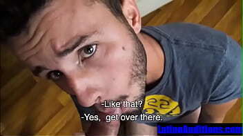 Straight Rugged Latino Hottie fucked for the first time- LatinoAuditions.com