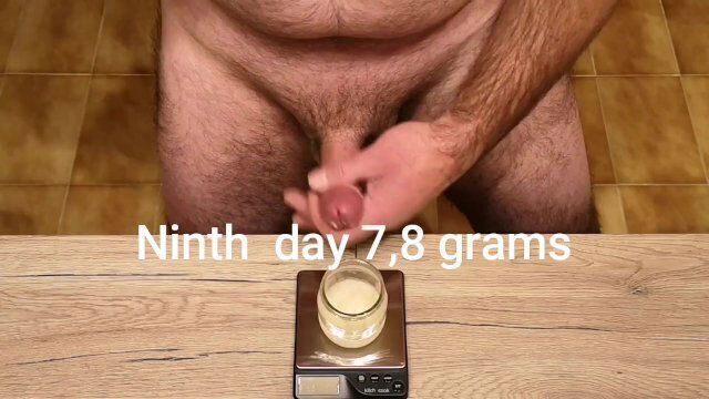 Cicci77 Pedro continuano raccolta sperma. Sono giorno hanno raccolto 63,8 grammi