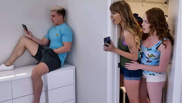 Teens Blackmail and Swap Their Step Brothers - Samantha Reigns, Angel Youngs