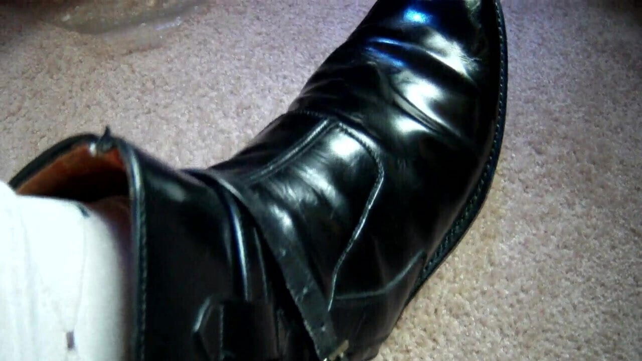 Vintage Highway patrol Trooper Boots Jerk