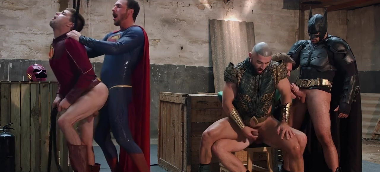 Justice League Parody Part With Johnny Rapid, Colby Keller Francois Sagat