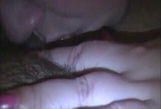 Amateur giant clit sucker