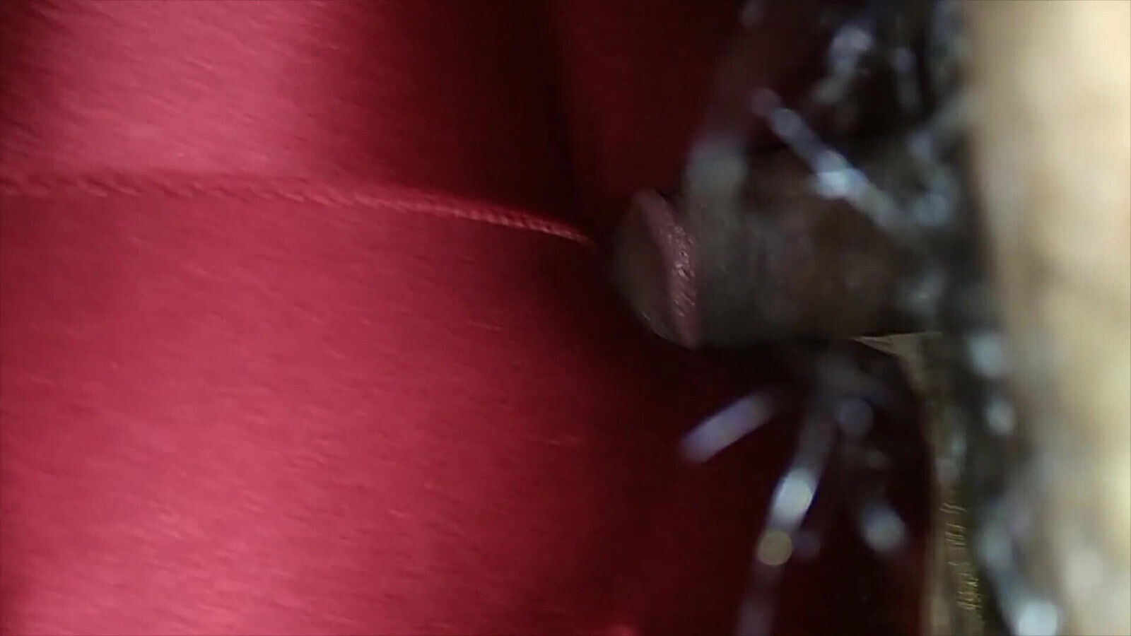 Humping Shining Satin Woman