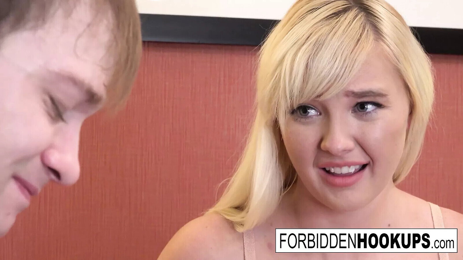 Busty blonde gets fucked step-brother’s huge