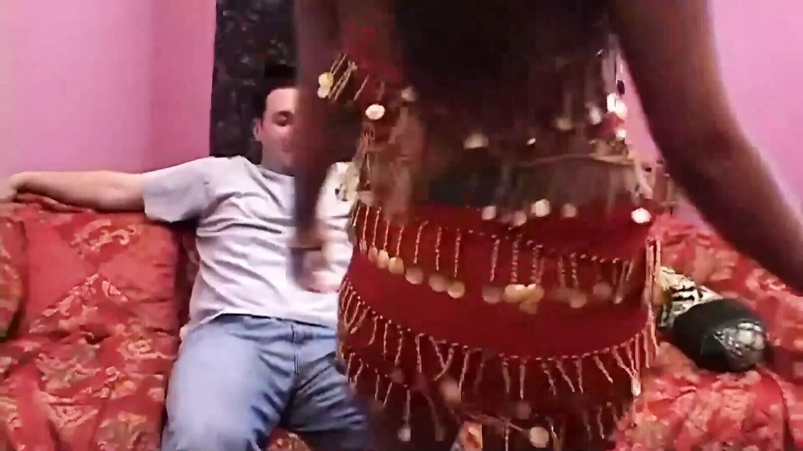 Fuck belly dancer! Threesome fuck!