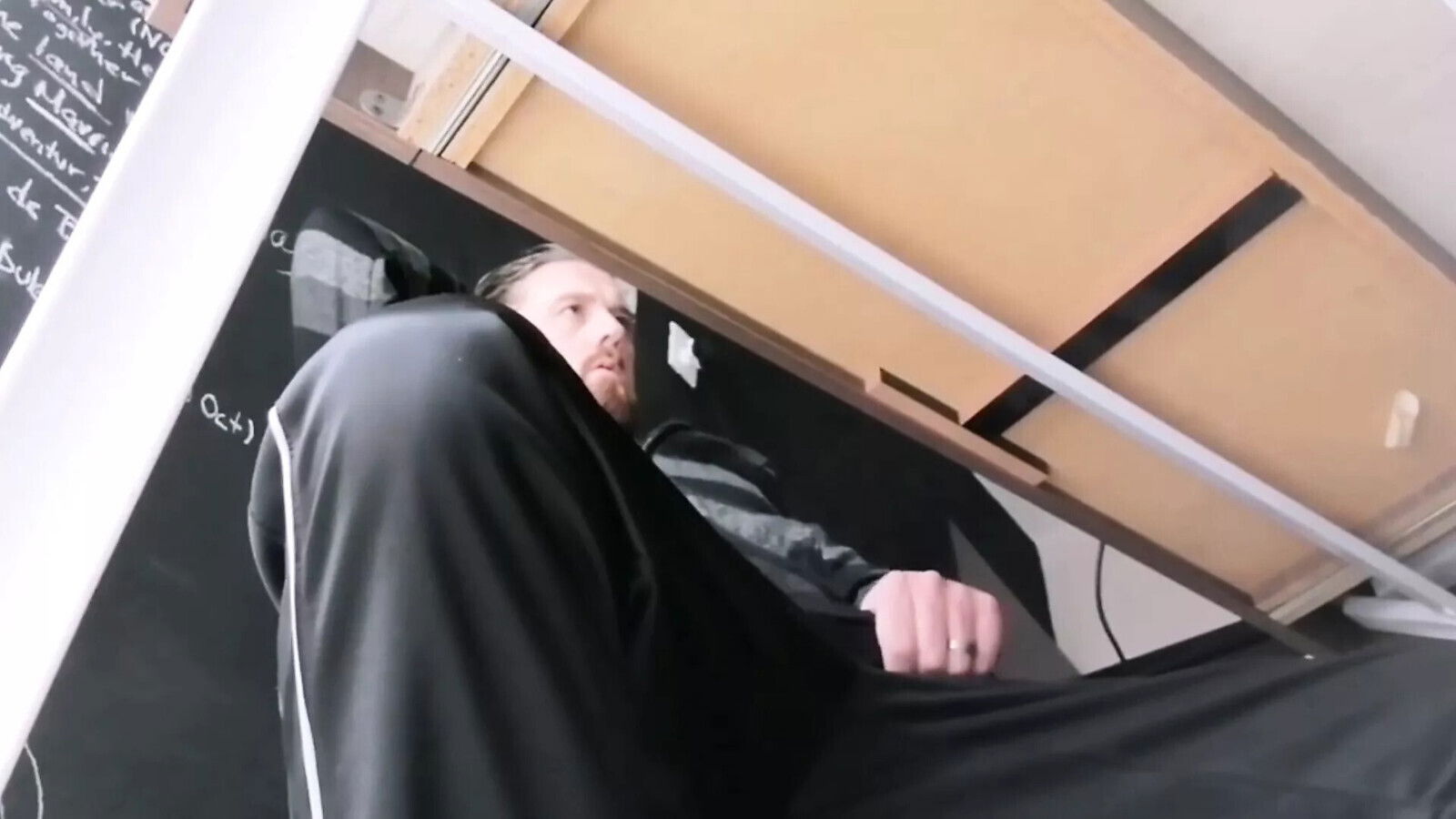 Teacher Jerking Work