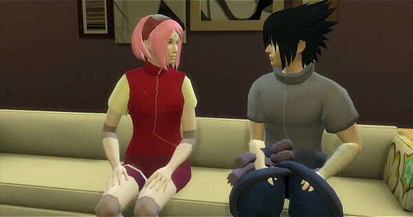 Naruto Hentai Episodio Sakura Follada clones Naruto Gangbang frente Sasuke Marido cornudo Netorare Esposa convertida deposito leche