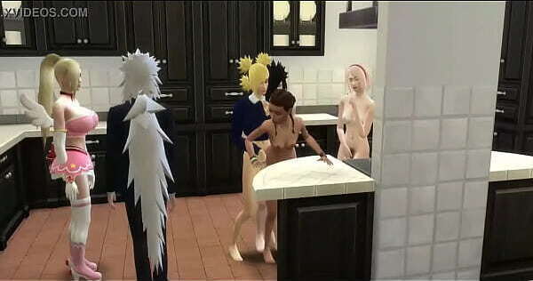 Naruto Hentai Episodio Final comienza gran orgias entre todos ella queriendo sexo control queriendole sacar leche todos hombre