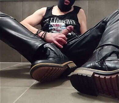 Masturbation leather mask