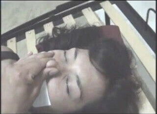 Tied down and gagged