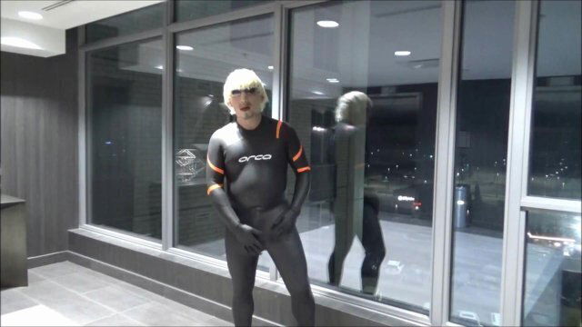 Hotel movie part disguised blonde surfer barely contain