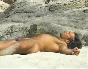 on the beach, all natural