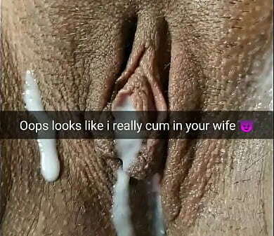 Cuckold hubby finally sloppy seconds with wife end- Cuckold roleplay captions! Milky Mari