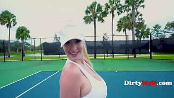Tennis MILF'_s Penis Play