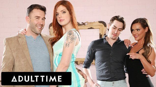 ADULT TIME Will Pounder Bangs Best Friend's Wife Scarlett Swapping Arrangement