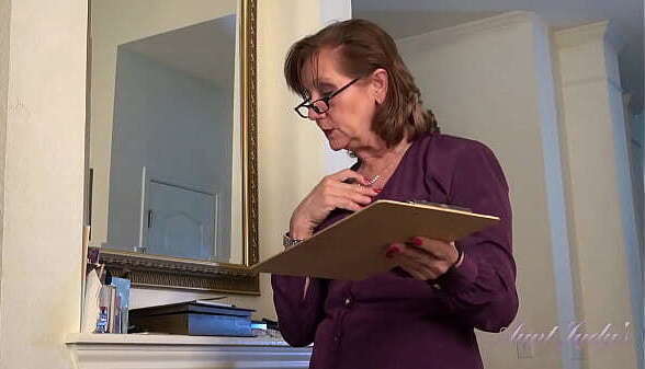 AuntJudys 60yo Texas Redhead GILF Marie your Secretary