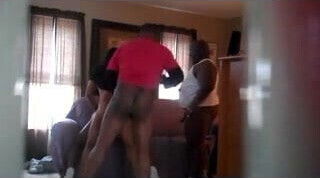 Thugs Take Turns Breeding Hood Bitch