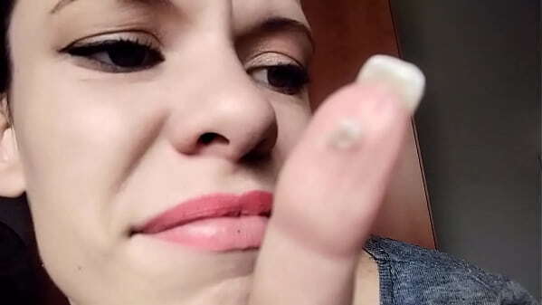 Picking nose blowing snot Close nose fetish