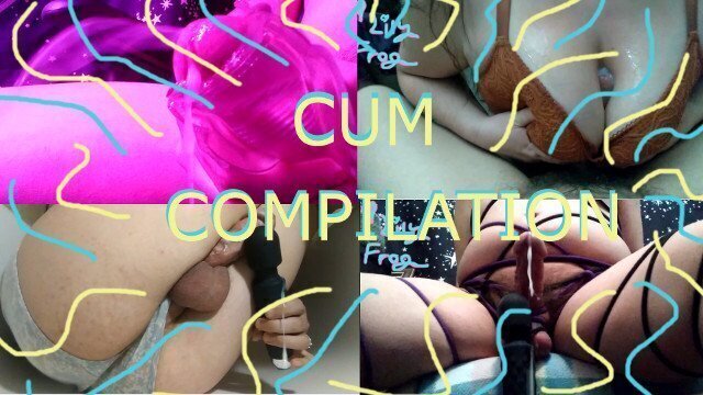 Hottest Cum Compilation 5 Minutes of tgirl cum