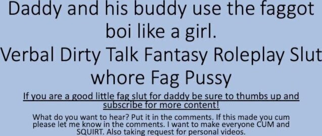 Buddy Double Team faggot girl. (Fantasy Roleplay Faggot)