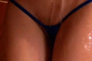 Bikini Small Busty Brunette Showering