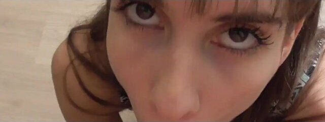 Lydia love suck deep throat covered face sperm!