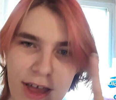 puring cold milk naked body