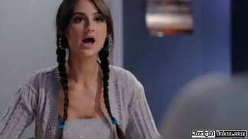 Schoolgirls have threesome with teacher