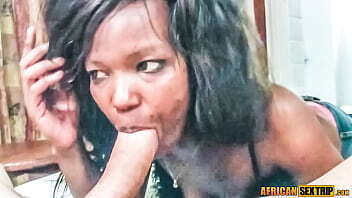 Hello, room service? Send African slut sucking