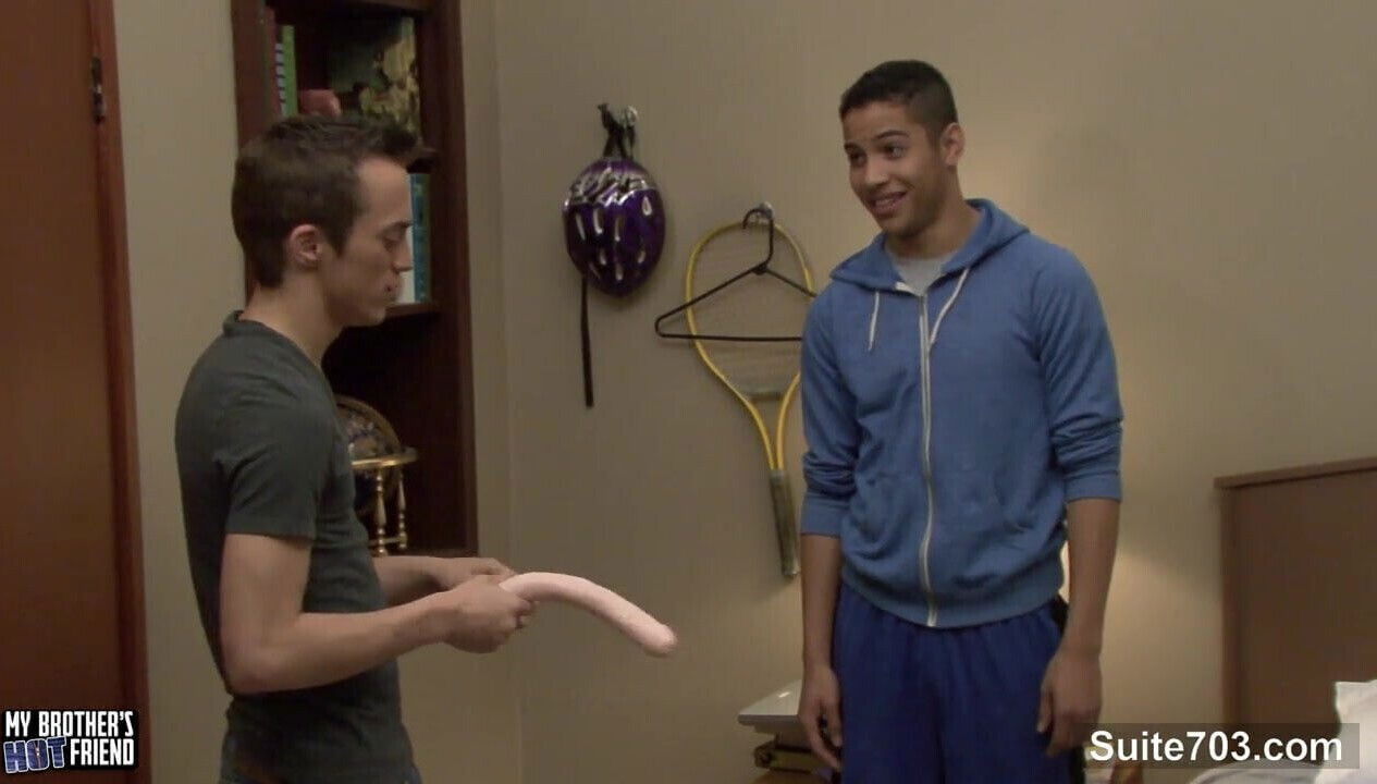 Hot gays toy and fuck their butts