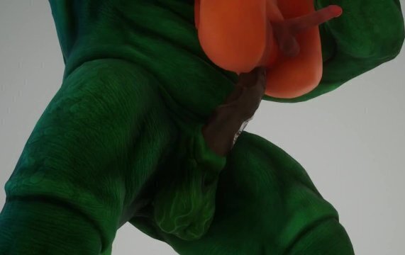 Beefy furry alien nerd close